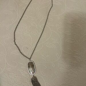 Kendra Scott Silver Pendant Necklace